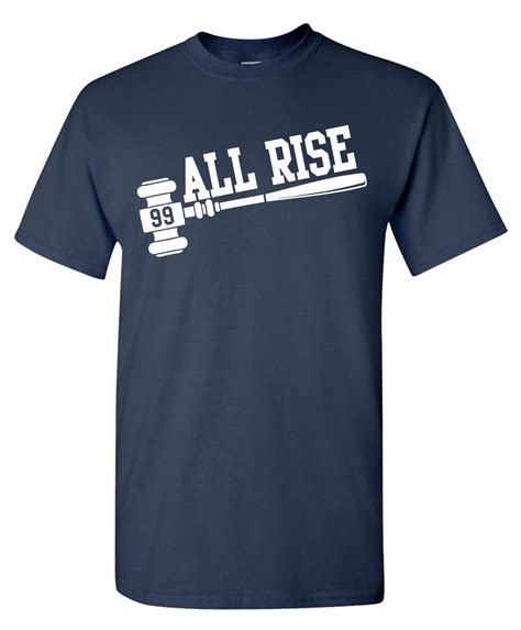 Aaron Judge T Shirt All Rise Yankees 99 Holiday Gift | eBay