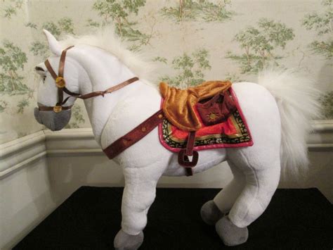 Disney Store Maximus Tangled White Horse Plush Stuffed Animal 14 Inch ...