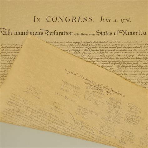 Declaration of Independence Full Size Reproduction – National Archives ...