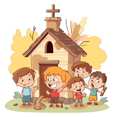 Children Singing Church Clipart