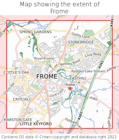 Where is Frome? Frome on a map