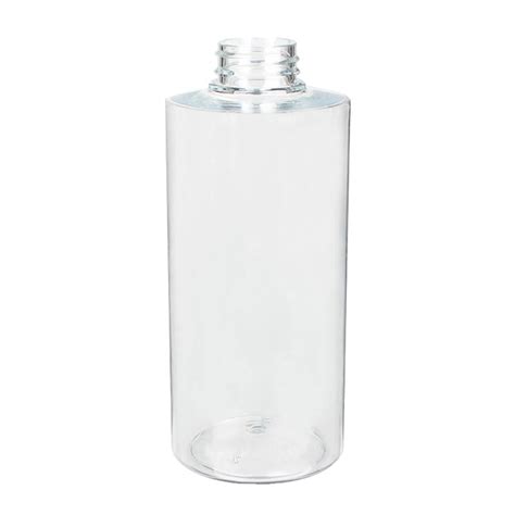 500ml Clear PET Plastic Cylinder Bottle with 32/410 Neck - NABO Plastic