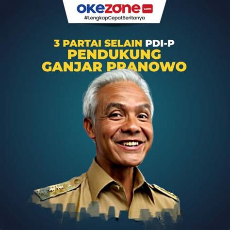 3 Partai Pendukung Ganjar Pranowo Jadi Capres 2024 Selain PDIP 0 : Foto ...