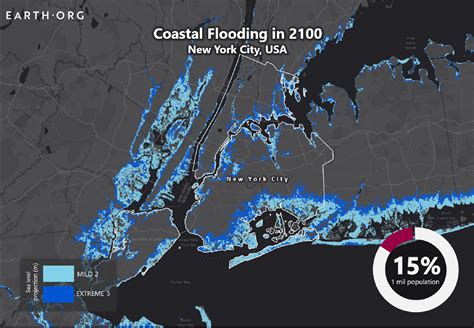 Sea Level Rise Projection Map- New York City | Earth.Org