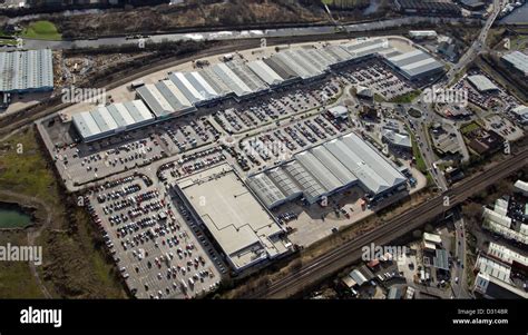 aerial view of Retail World, Parkgate Shopping Centre, Stadium Way, Rotherham Stock Photo - Alamy