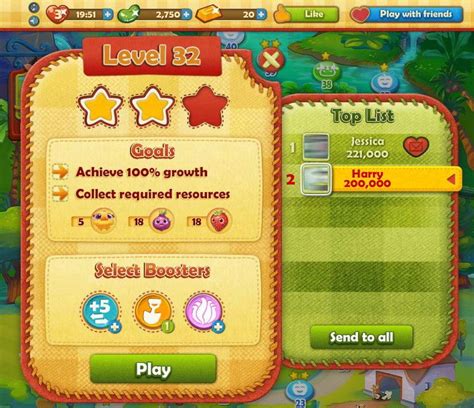 Screenshot of Farm Heroes Saga (Browser, 2013) - MobyGames