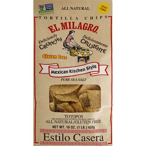 El Milagro Tortilla Chips, Mexican Kitchen Style (16 oz) Delivery or ...