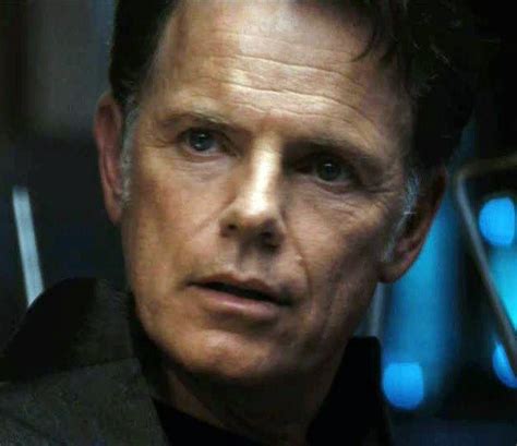 Bruce Greenwood as "Captain Christopher Pike", in the movie re-boot, "Star Trek".