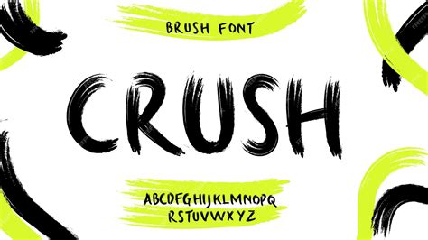 Premium Vector | Brush alphabet font Hand drawn abstract bold font brush typography