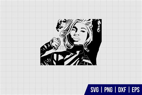 Nicki Minaj Silhouette SVG - Gravectory