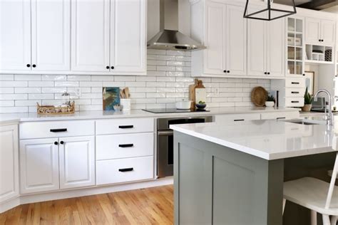 Earthy Coastal White Kitchen Reveal | White kitchen, Kitchen cabinets, White kitchen cabinets