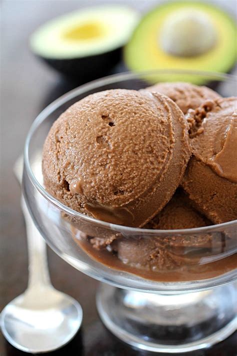 Homemade Chocolate Avocado Ice Cream - Yummy Healthy Easy