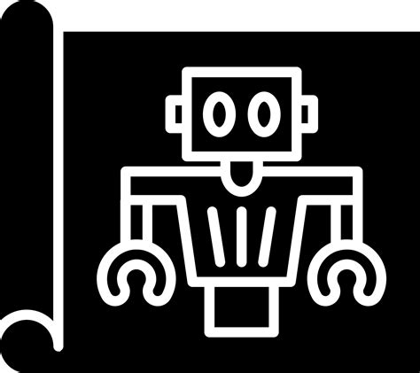 Robot Blueprint Icon Style 21666478 Vector Art at Vecteezy