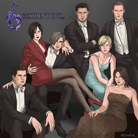 RESIDENT EVIL 6 cast artwork by ItsmePear_ : r/residentevil