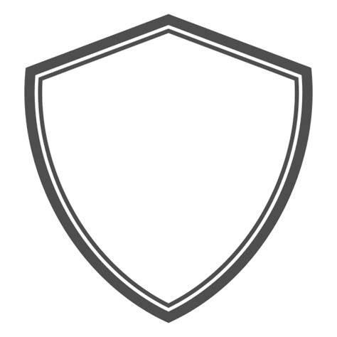 Shield heraldic emty - Transparent PNG & SVG vector file