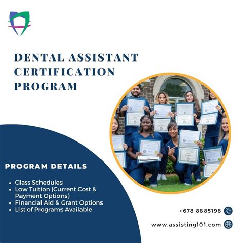 Dental Assistant Certification Program | Assisting 101 - Assisting 101 - School for Dental ...