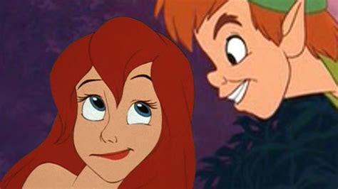 ariel and peter pan - disney crossover Photo (24397241) - Fanpop