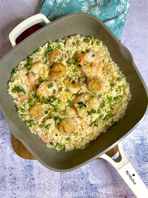 Lemon Prawn & Scallop Risotto - Best Recipes UK