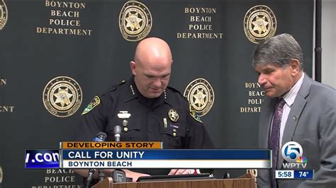 Boynton Beach Police Chief Jeffrey Katz discusses recent gun violence ...