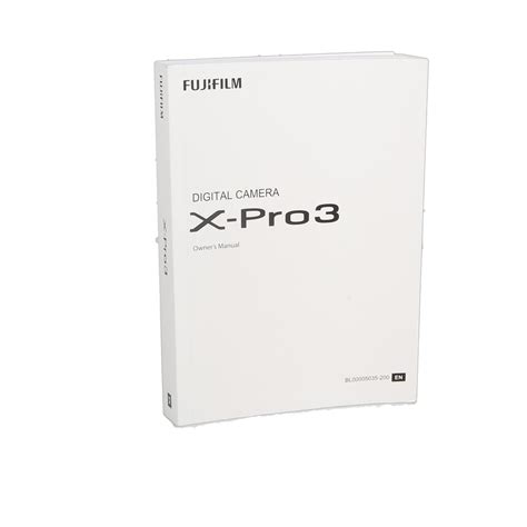 Fujifilm X-Pro 3 Instructions at KEH Camera