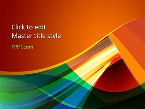 Free Color PowerPoint Template - Free PowerPoint Templates