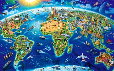 World Map 4k Hd Wallpaper - Wall Design Ideas