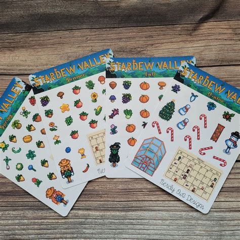 Stardew Valley Stickers - Etsy