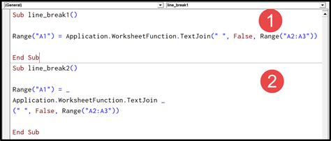 How to Add a Line Break in a VBA Code (Single Line into Several Lines)