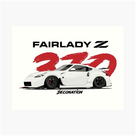 "Nissan Fairlady 370Z " Art Print for Sale by Deconation | Redbubble