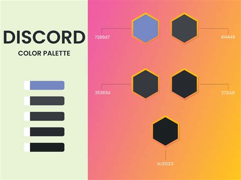 Discord color palette 14529887 Vector Art at Vecteezy