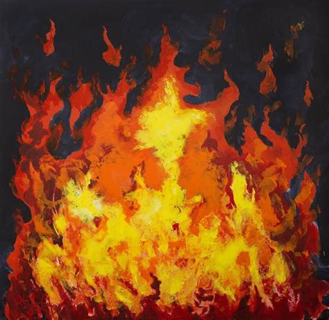 FIRE Painting by Kostas Korovilas | Saatchi Art