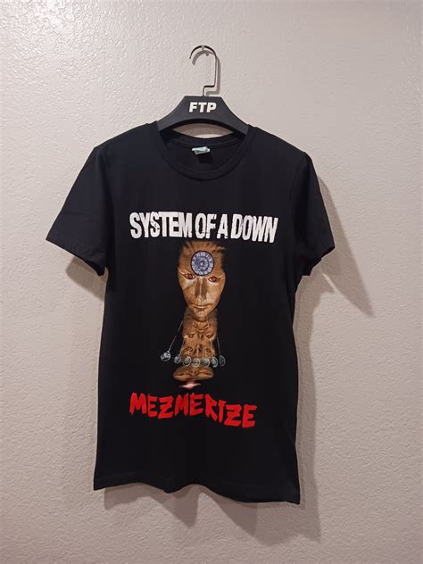 Band Tees System Of A Down Mezmerize Album Cover Graphic Tee Shirt | Grailed