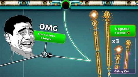 8 ball pool - 3× Piece Free Upgrade Galaxy Cue 😍 Daily Mission - YouTube