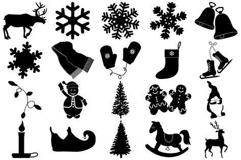 Christmas Silhouette Svg Free - 228+ SVG Cut File