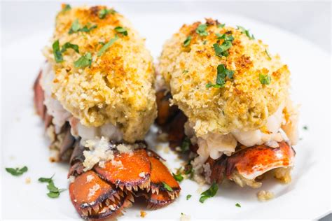 Crab Stuffed Lobsters - Glitter and Graze