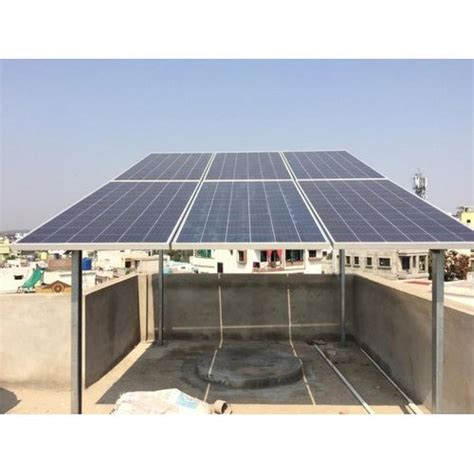 Mounting Structure Grid Tie Residential Rooftop Solar Power Plant, Capacity: 2 Kw at Rs 60000/kw ...