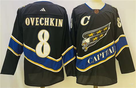 Capitals 8 Alexander Ovechkin Black Special Edition Adidas Jersey