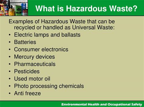 PPT - Hazardous Waste & Emergency Procedures PowerPoint Presentation ...