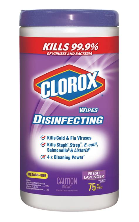 Clorox Disinfecting Wipes, Lavender, 75 Count | Walmart Canada