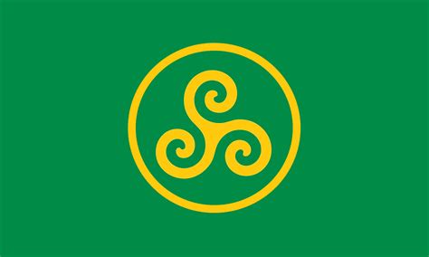 Flag of Pagan Celtic People (Wales, Scotland, Ireland, Isle of Man ...