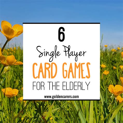 6 Single Player Card Games