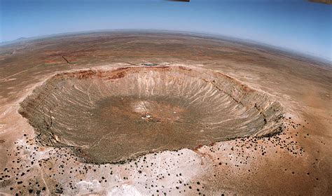 Aerial View Of Meteor Crater, Arizona Photograph by David Parker - Fine ...