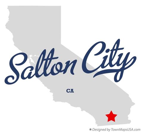 Map of Salton City, CA, California