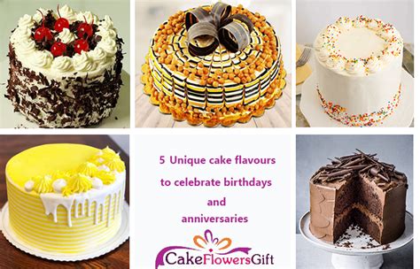 5 Unique Cake Flavors to Celebrate Birthdays and Anniversaries | CakeFlowersGift.com Blog