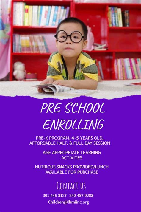 Preschool Advertisement Template – The Power of Ads