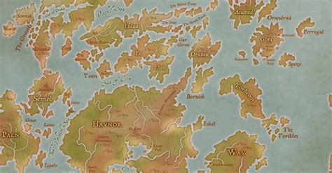 Earthsea Map - Explore This Amazing Fictional Archipelago