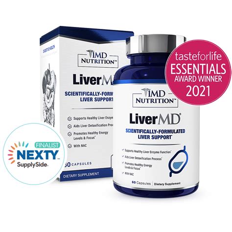 1MD Nutrition LiverMD - Liver Cleanse Supplement | Siliphos Milk Thistle Extract - Highly ...