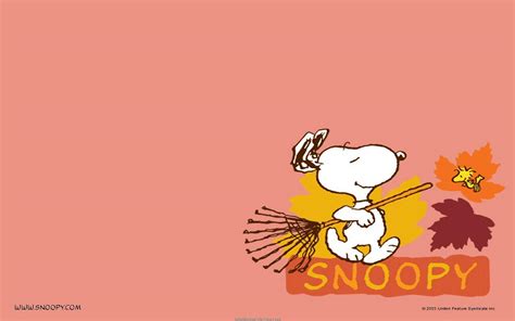 Snoopy Thanksgiving Wallpaper