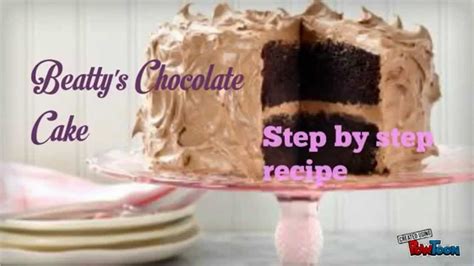 Best Beatty's Chocolate Cake Recipe - YouTube