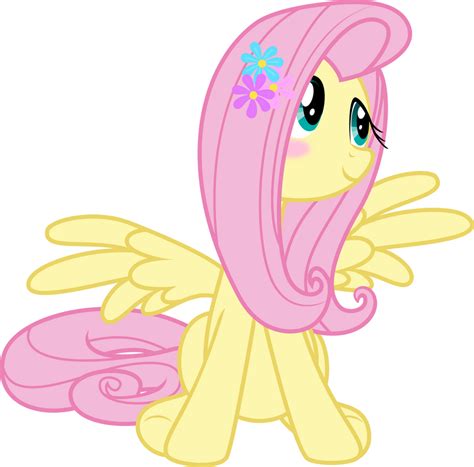 Blushing Fluttershy - Filly Vanilli by Vulthuryol00 on DeviantArt